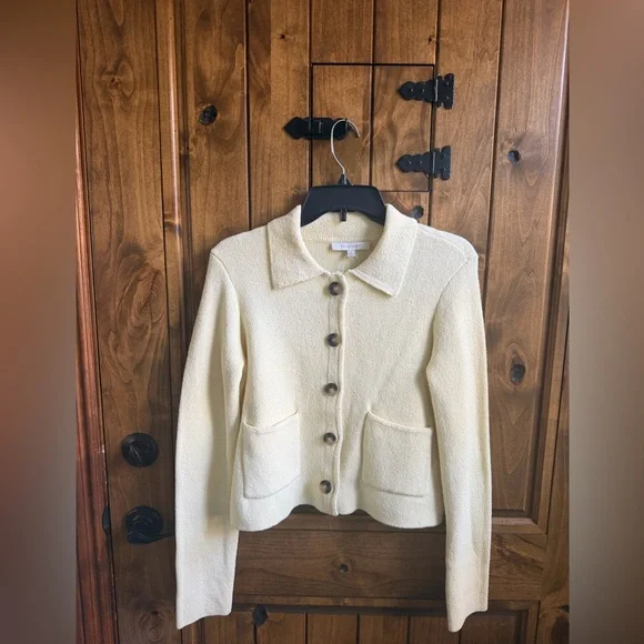 Favorite daughter yellow Annabel Button-Front Women's Cardigan Jacket new XS - Picture 5 of 8